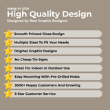 Warning Pomeranian Aluminum Sign