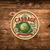 Vintage Cabbage Refrigerator Magnet