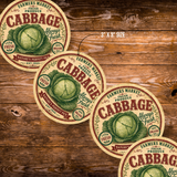 Vintage Cabbage Refrigerator Magnet
