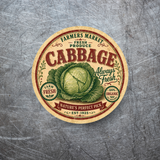 Vintage Cabbage Refrigerator Magnet