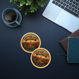Canyonlands National Park Ceramic Coaster – 4" Round
