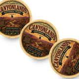 Canyonlands National Park Ceramic Coaster – 4" Round