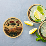Capitol Reef National Park Ceramic Coaster – 4" Round