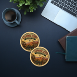 Capitol Reef National Park Ceramic Coaster – 4" Round