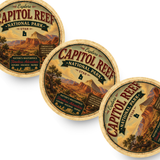 Capitol Reef National Park Ceramic Coaster – 4" Round