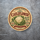 Vintage Cauliflower Refrigerator Magnet