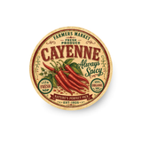Vintage Cayenne Peppers Refrigerator Magnet