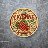 Vintage Cayenne Peppers Refrigerator Magnet