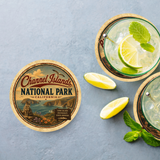Channel Islands National Park Ceramic Coaster – 4" Round