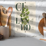 Cilantro Botanical Aluminum Sign – Herb Kitchen & Garden Décor