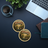 Congaree National Park Ceramic Coaster – 4" Round