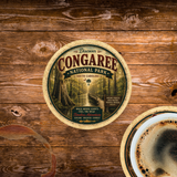 Congaree National Park Ceramic Coaster – 4" Round