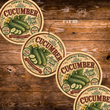 Vintage Cucumber Refrigerator Magnet