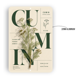 Cumin Botanical Aluminum Sign – Herb Kitchen & Garden Décor