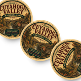 Cuyahoga Valley National Park Ceramic Coaster – 4" Round