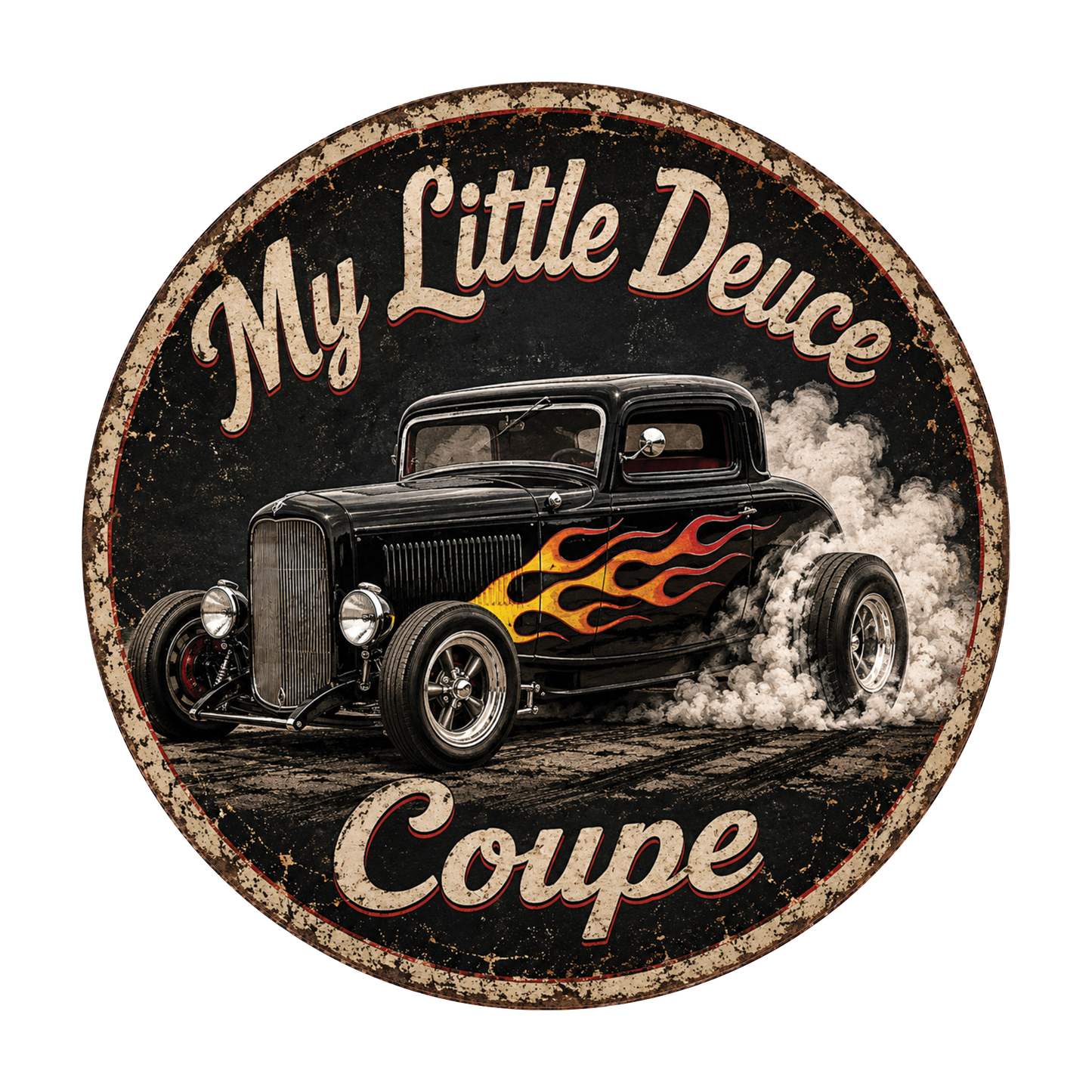 My Little Deuce Coupe Hot Rod Sign
