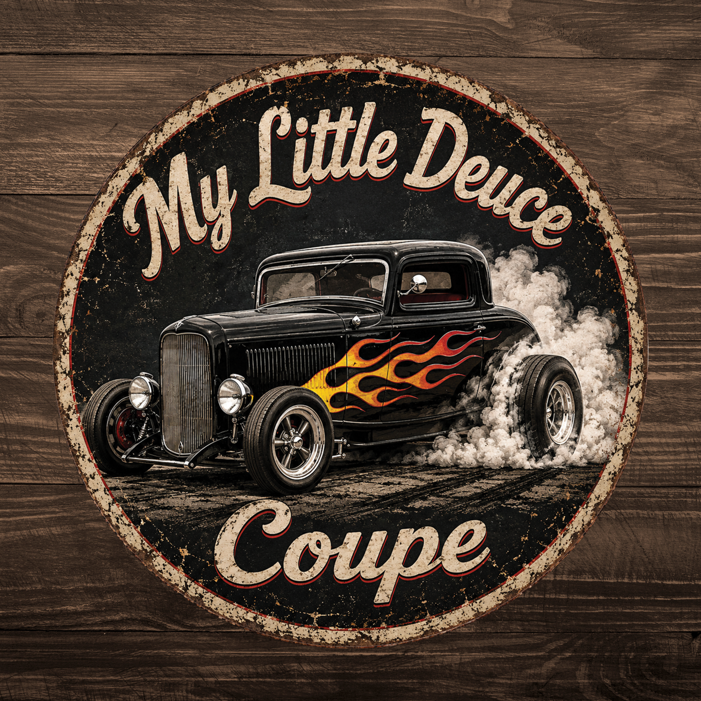 My Little Deuce Coupe Hot Rod Sign