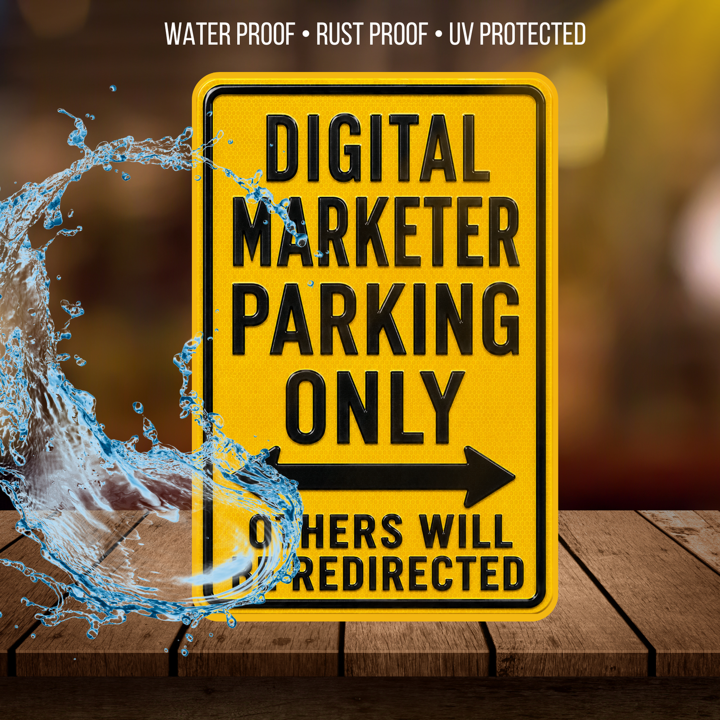Digital Marketer Parking Sign