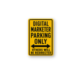 Digital Marketing Parking Sign Magnet