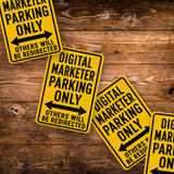 Digital Marketing Parking Sign Magnet