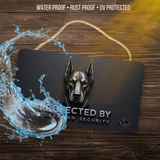 Doberman Security Sign