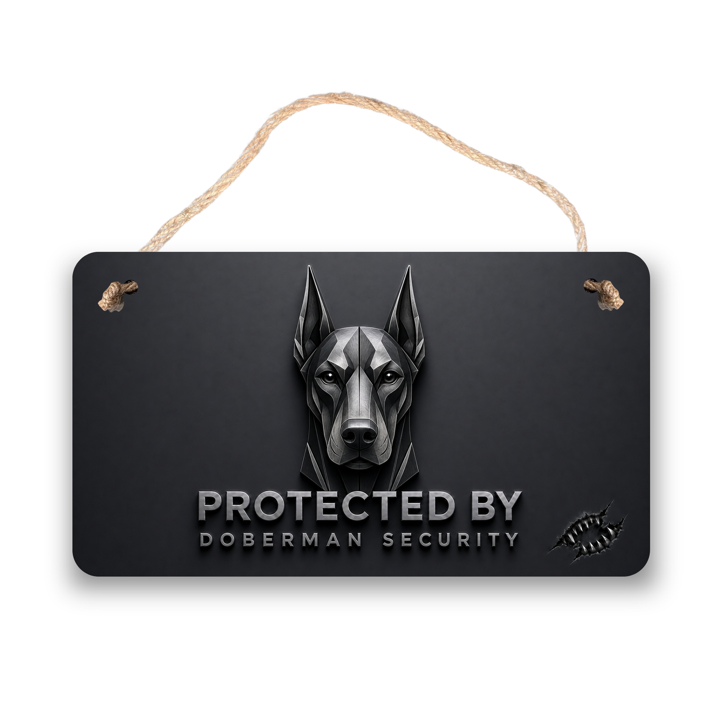 Doberman Security Sign