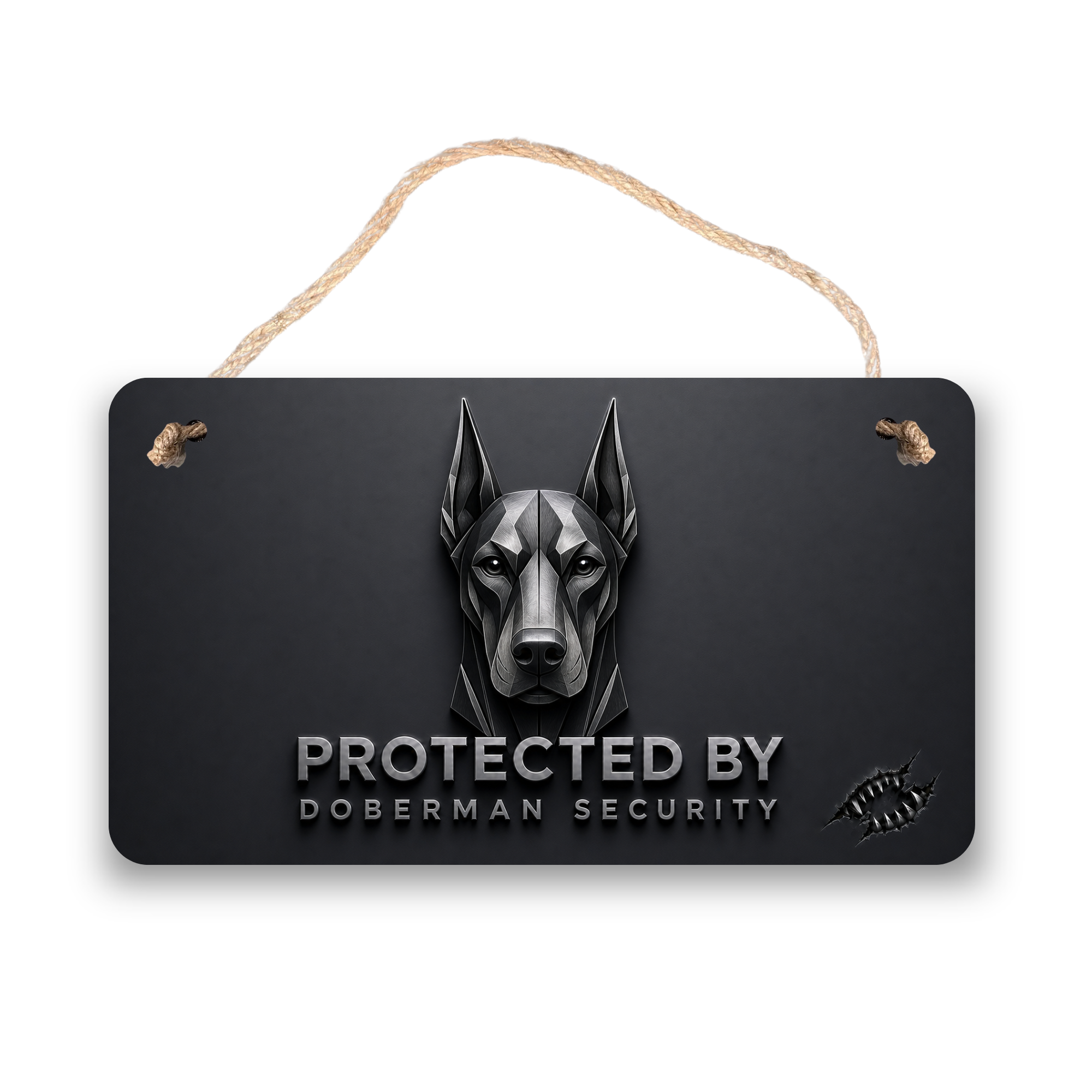 Doberman Security Sign