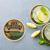 Dry Tortugas National Park Ceramic Coaster – 4" Round