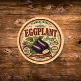 Vintage Eggplant Refrigerator Magnet