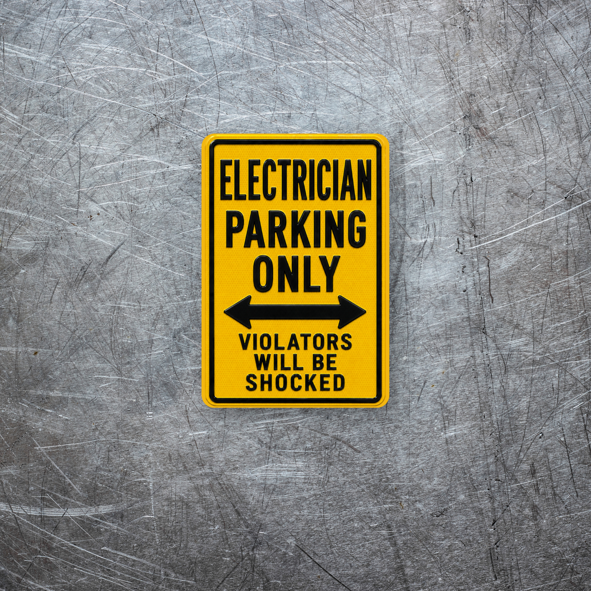 Electrician Parking Sign Magnet