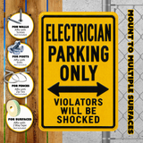 Electrician Parking Sign