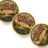 Everglades National Park Ceramic Coaster – 4" Round