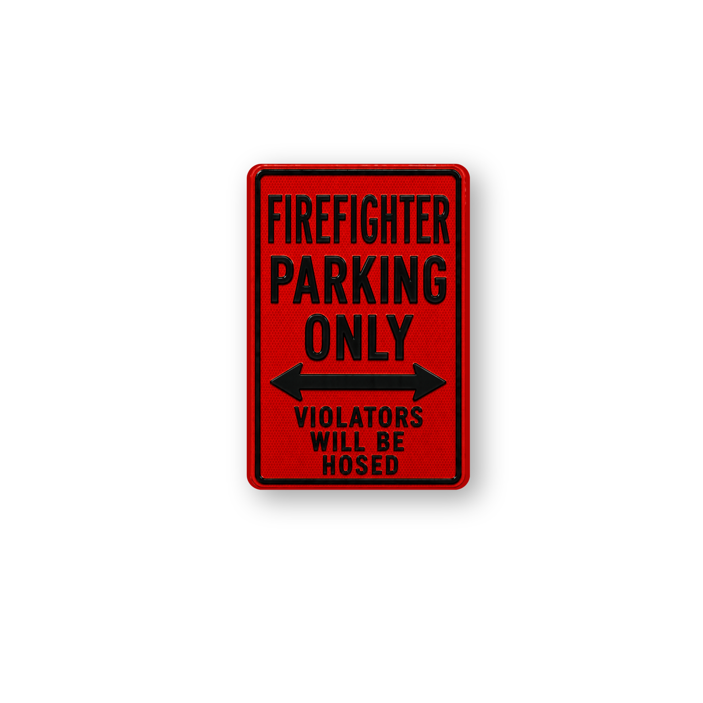 Firefighter Parking Sign Magnet