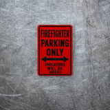 Firefighter Parking Sign Magnet