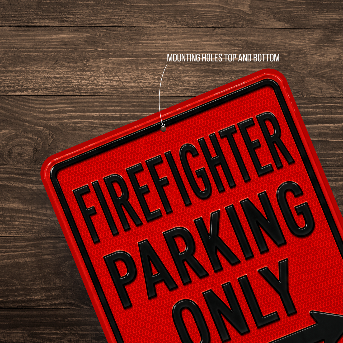 Firefighter Parking Sign