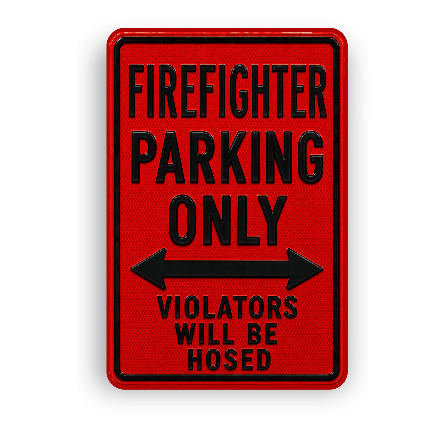 Firefighter Parking Sign