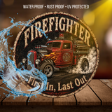 Firefighter Hot Rod Sign