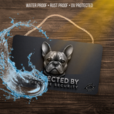 French Bulldog Security Sign