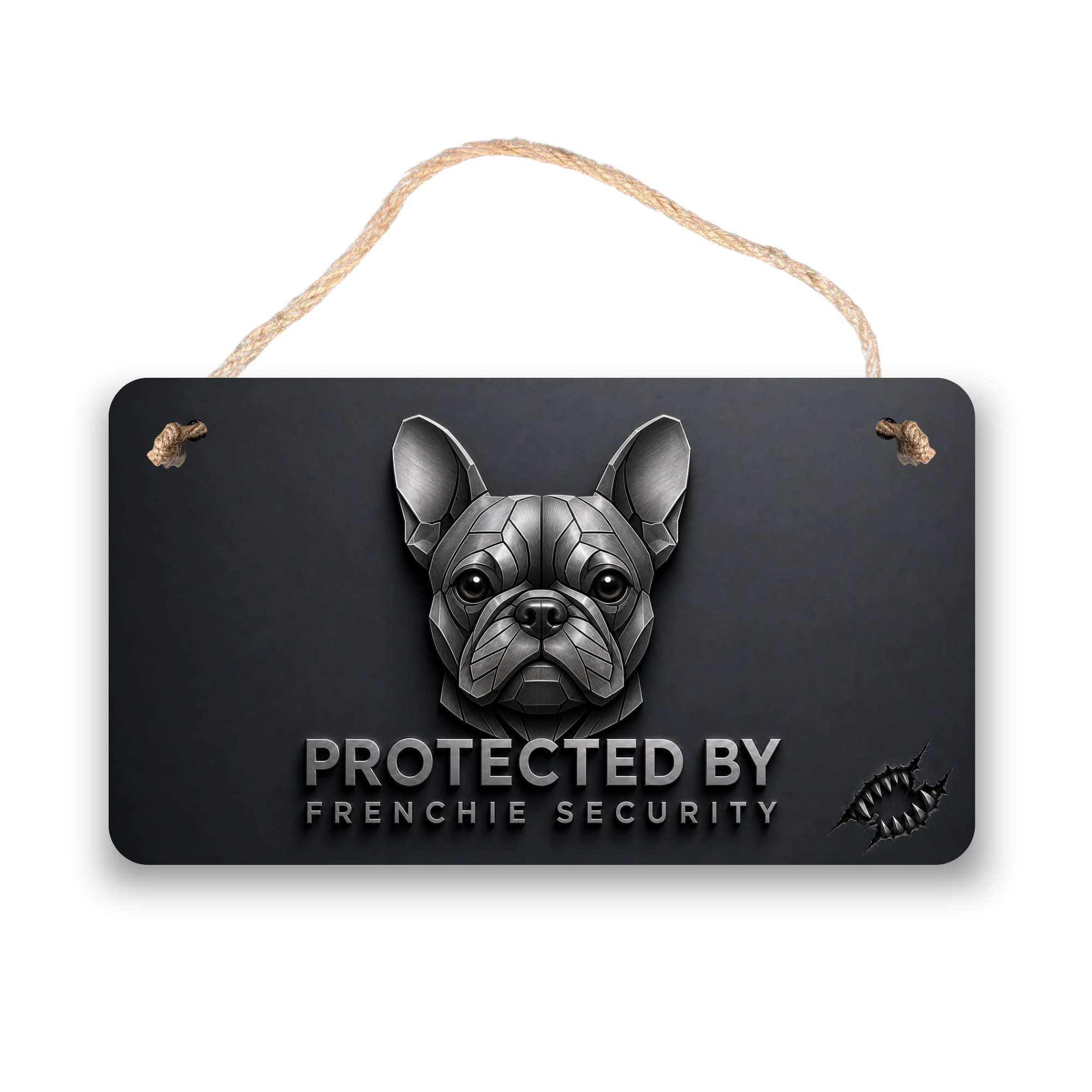 French Bulldog Security Sign