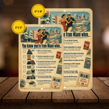 You Know You’re From Miami When… Retro Miami Checklist Sign