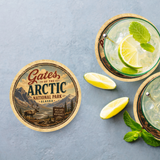 Gates of the Arctic National Park Ceramic Coaster – 4" Round