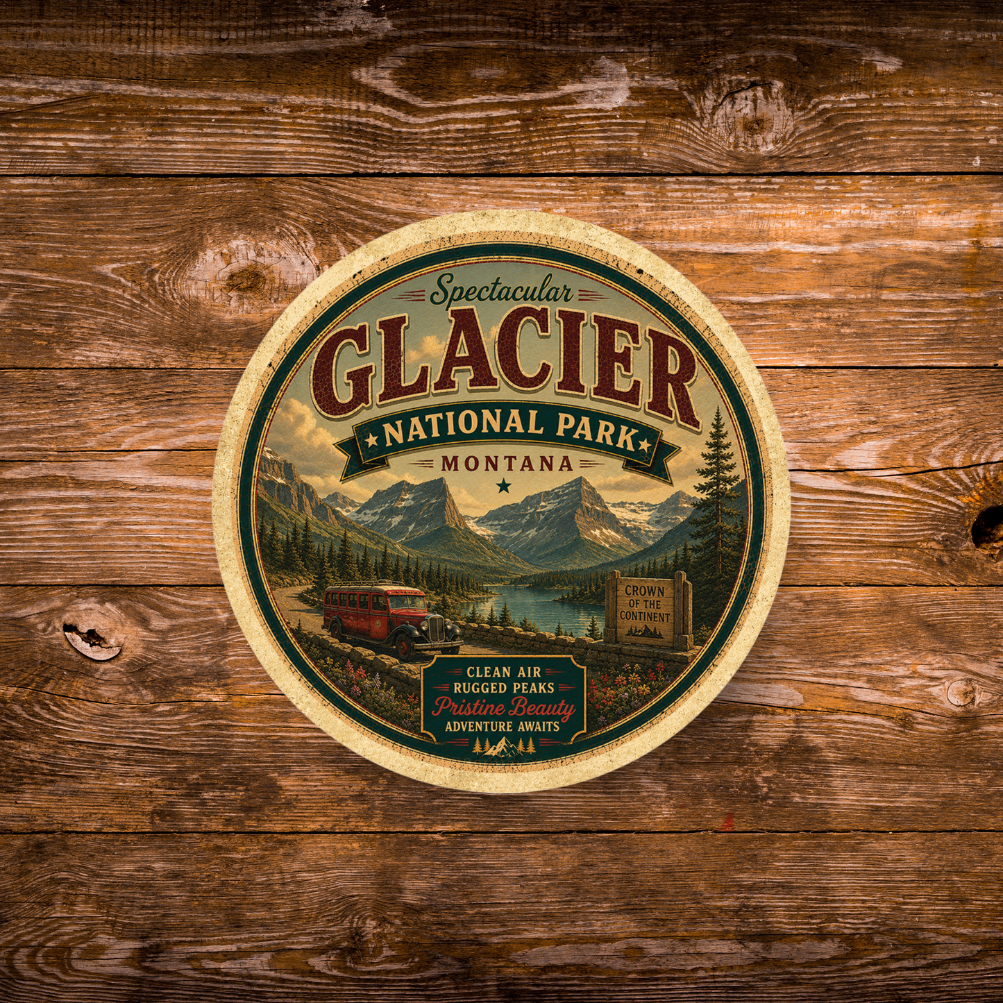 Glacier National Park Magnet