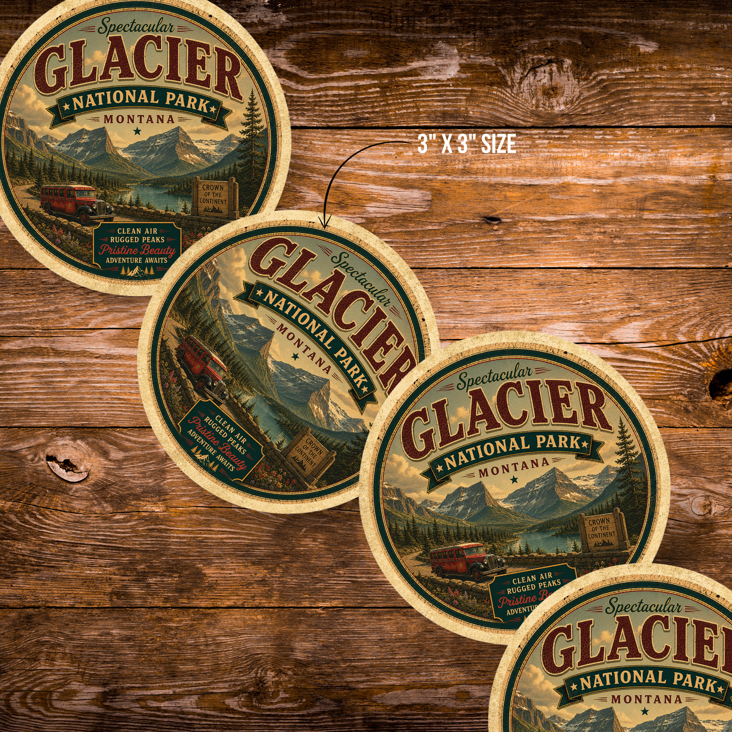 Glacier National Park Magnet