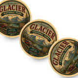 Glacier National Park Ceramic Coaster – 4" Round
