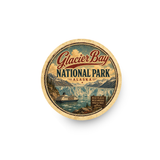 Glacier Bay National Park Ceramic Coaster – 4" Round