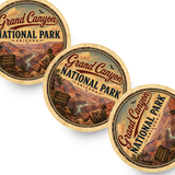 Grand Canyon National Park Ceramic Coaster – 4" Round