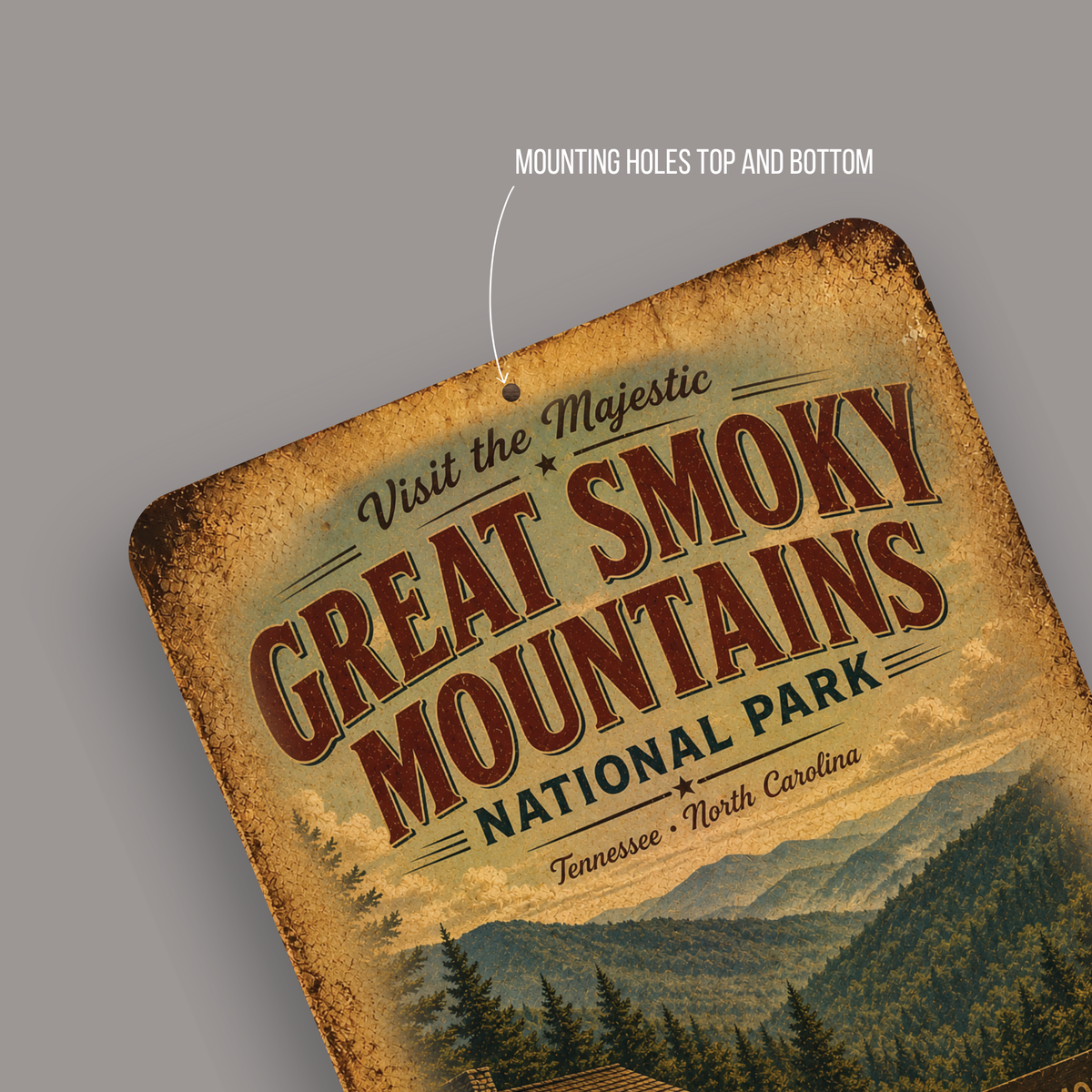 Great Smoky Mountain National Park Sign
