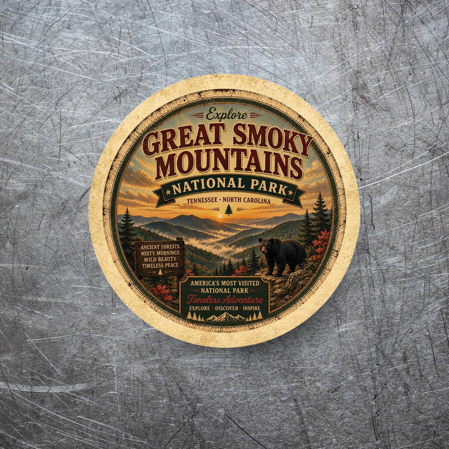 Great Smoky Mountains National Park Magnet