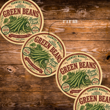Vintage Green Beans Refrigerator Magnet