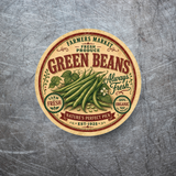 Vintage Green Beans Refrigerator Magnet